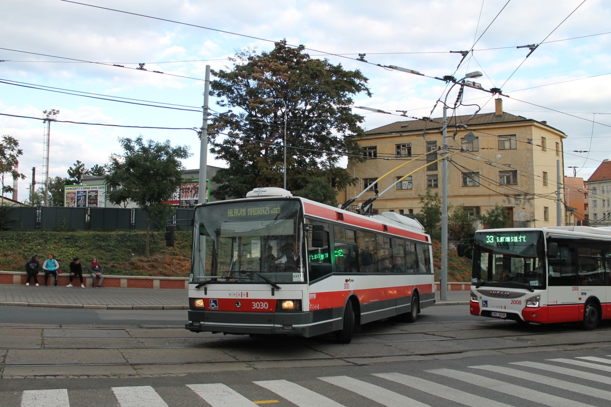 Брно, Škoda 21Tr № 3030