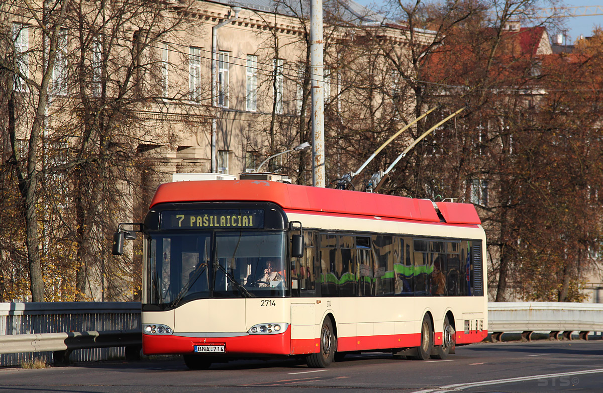 Вильнюс, Solaris Trollino II 15 AC № 2714