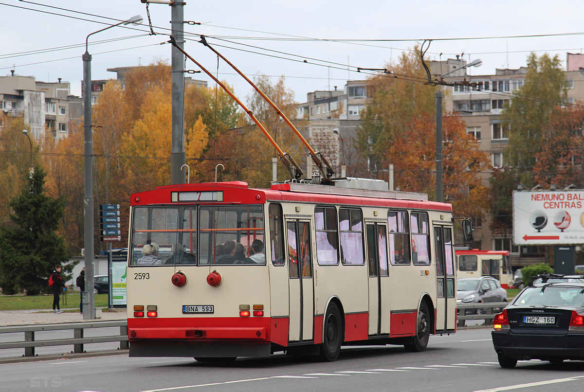 Вильнюс, Škoda 14Tr13/6 № 2593