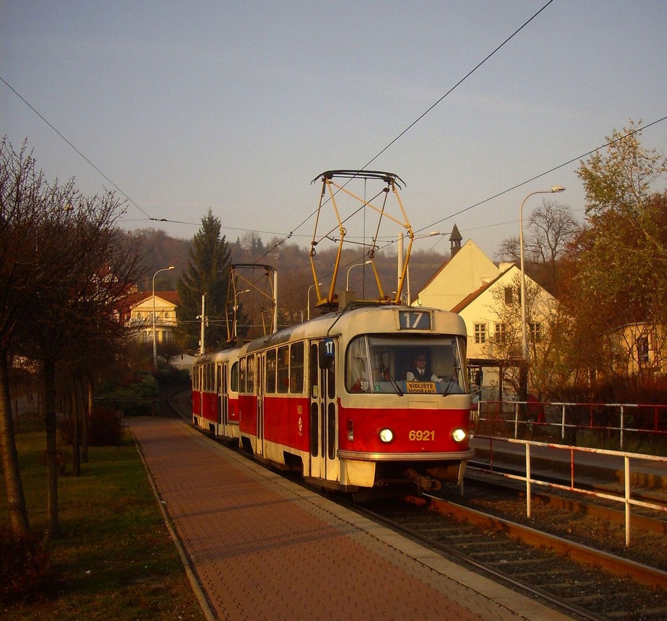 Прага, Tatra T3 № 6921