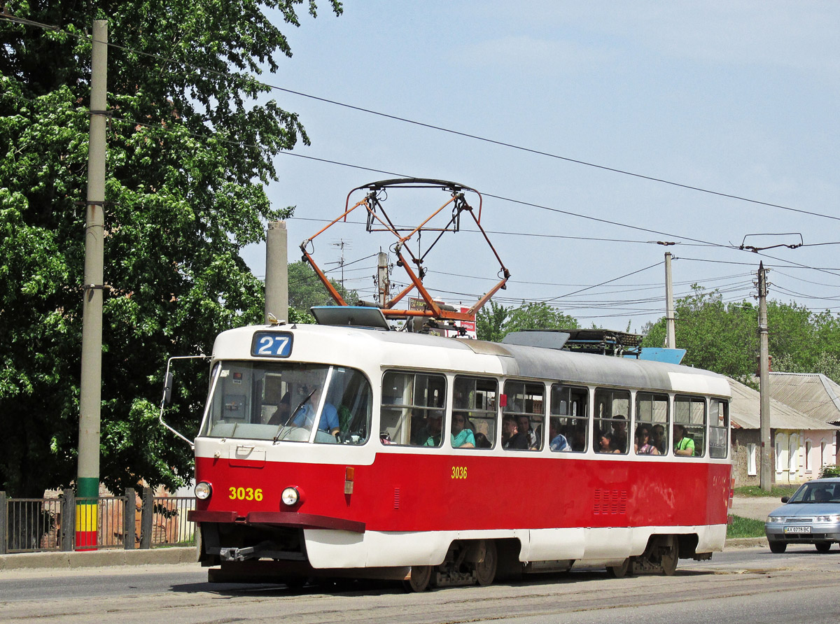 Харьков, Tatra T3A № 3036