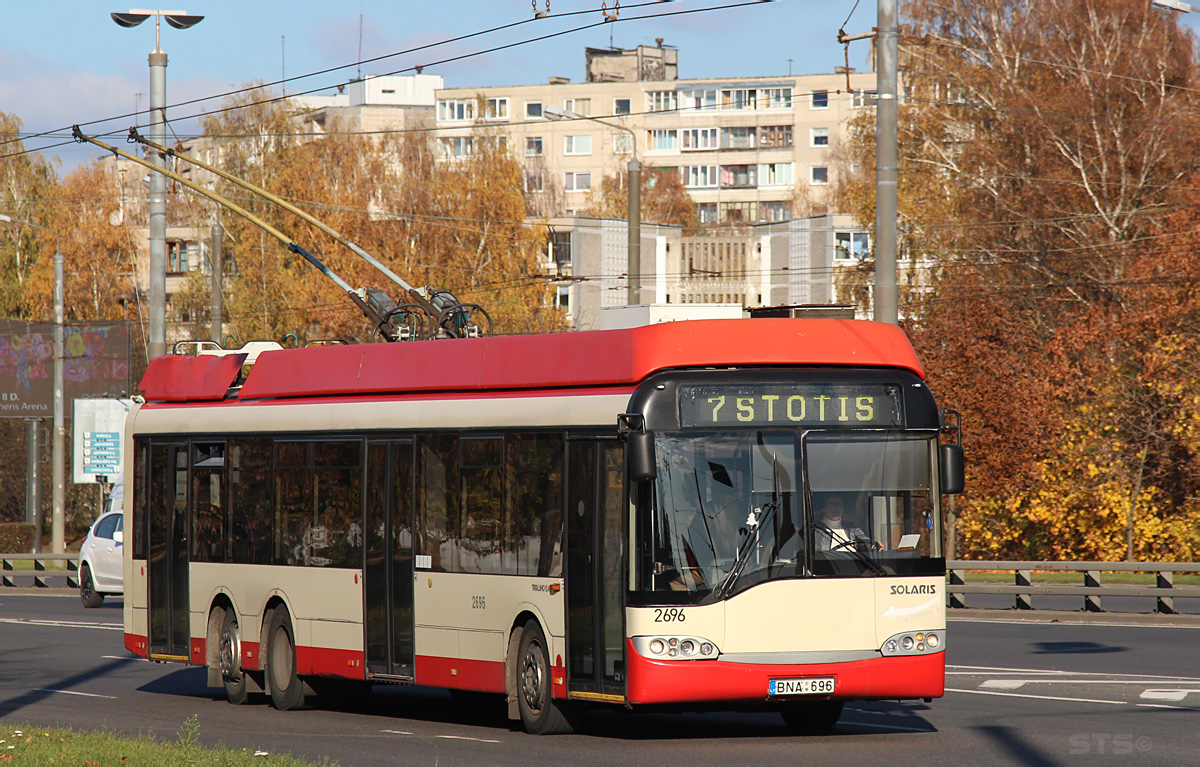 Вильнюс, Solaris Trollino II 15 AC № 2696