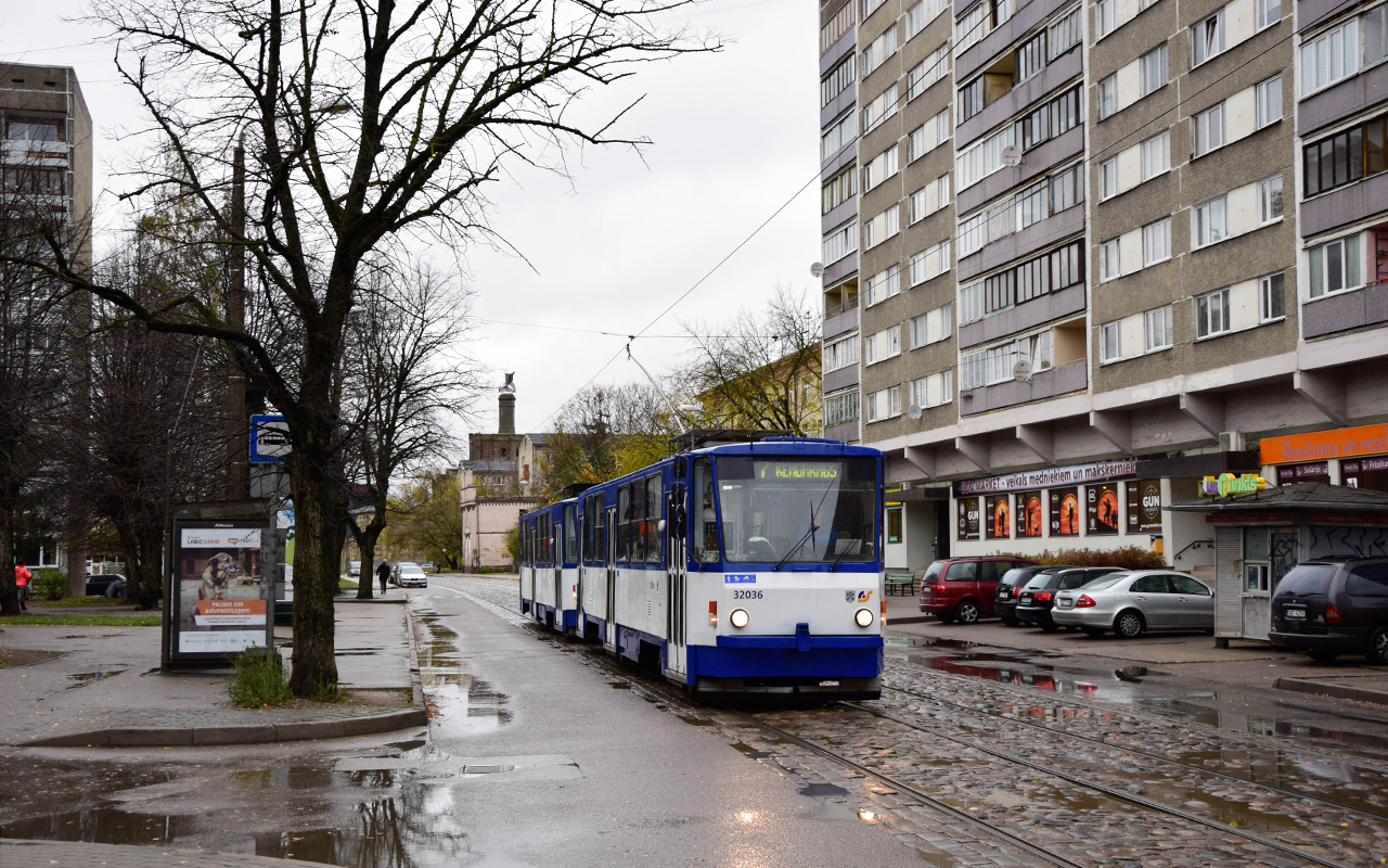 Рига, Tatra T6B5SU № 32036