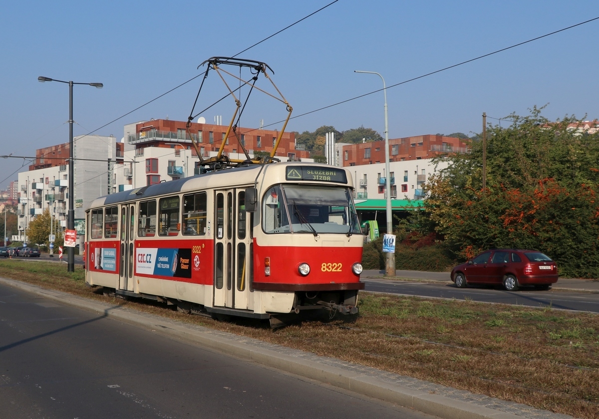 Прага, Tatra T3R.P № 8322
