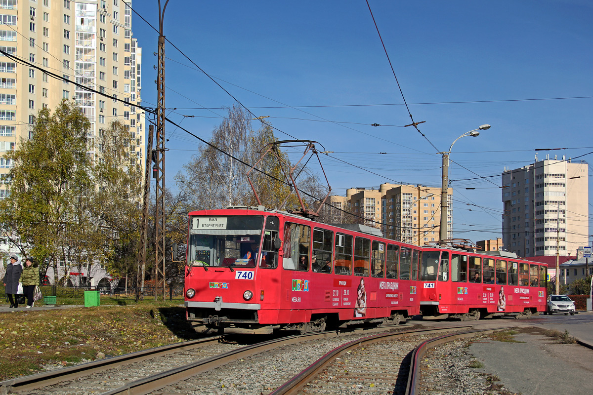 Yekaterinburg, Tatra T6B5SU # 740