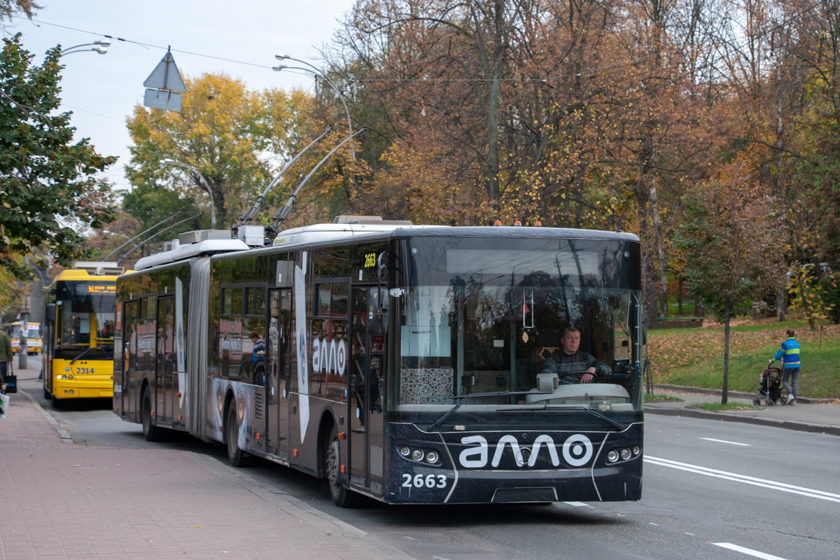 Киев, ЛАЗ E301D1 № 2663