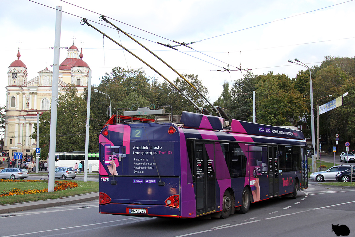 Vilnius, Solaris Trollino II 15 AC nr. 1675