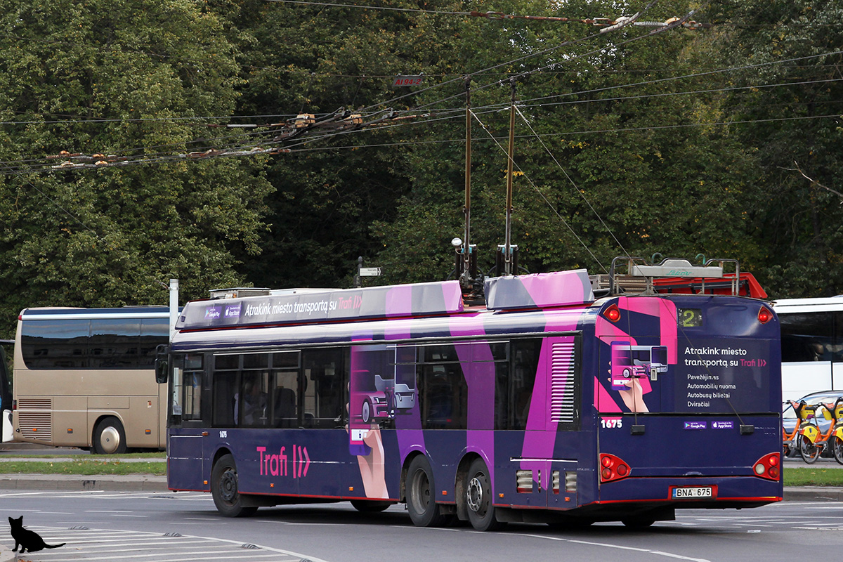 Vilnius, Solaris Trollino II 15 AC nr. 1675