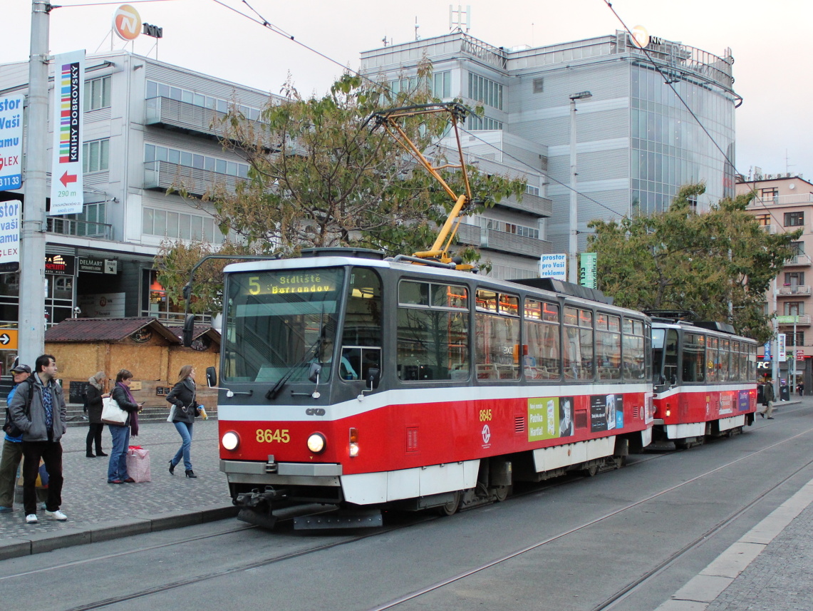 Прага, Tatra T6A5 № 8645