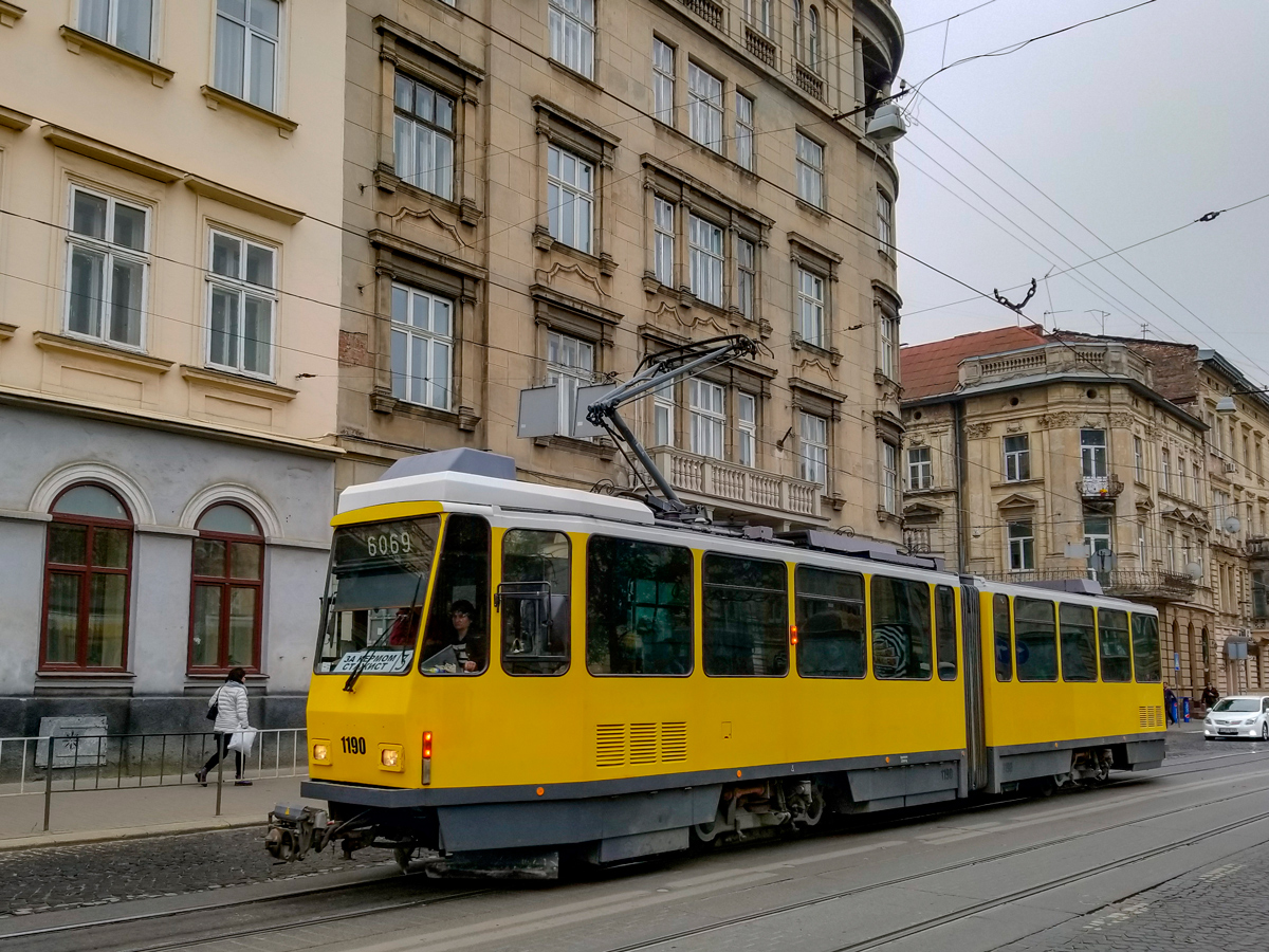 Лвов, Tatra KT4DM № 1190