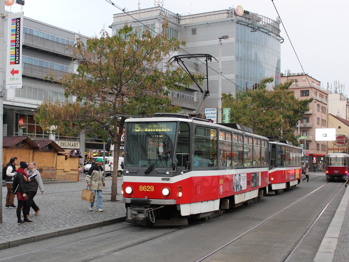 Прага, Tatra T6A5 № 8629