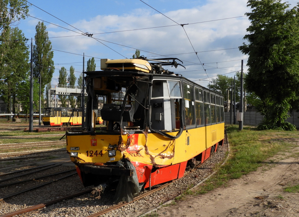 Варшава, Konstal 105Na № 1244