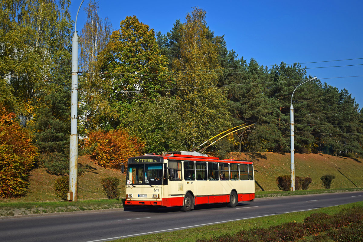 Вильнюс, Škoda 14Tr17/6M № 2670
