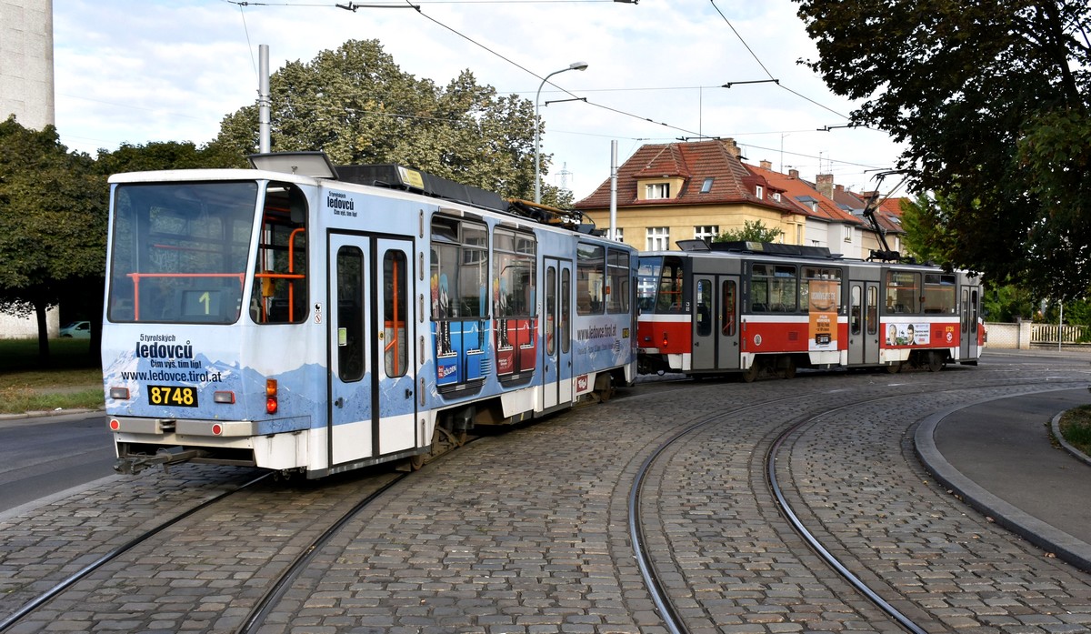 Прага, Tatra T6A5 № 8748 Прага, Tatra T6A5 № 8748