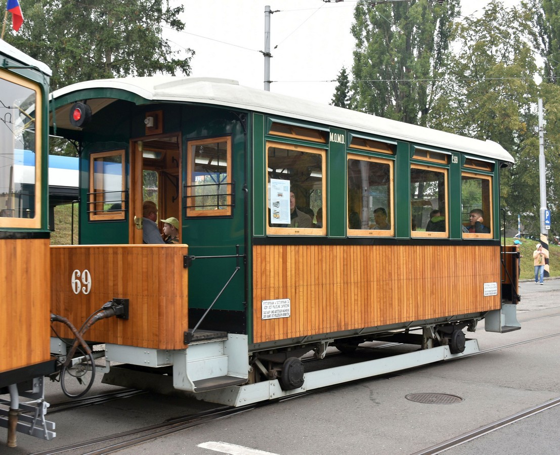 Ostrava, Graz 2-axle trailer car Br. 69; Ostrava — Ostrava public transport workers' day 2018