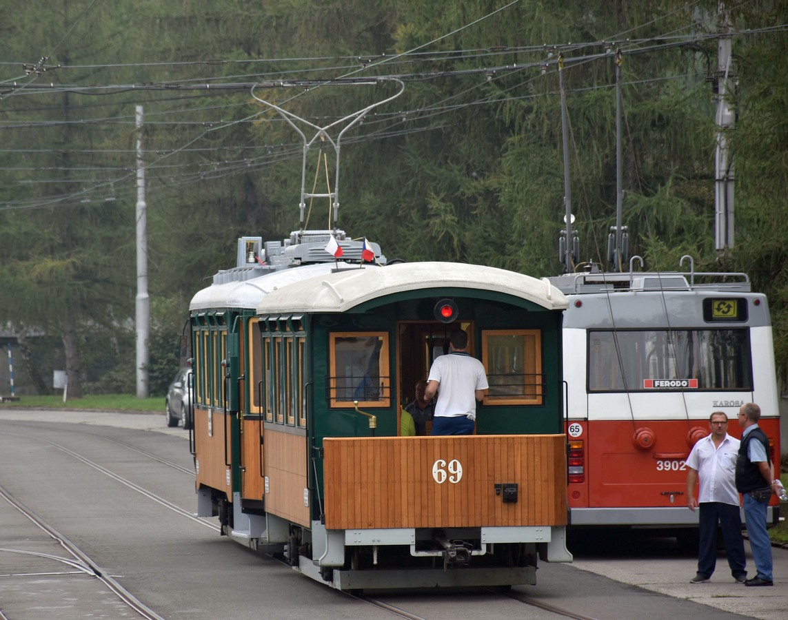 Острава, Двухосный прицепной Graz № 69; Острава — День остравских транспортников 2018