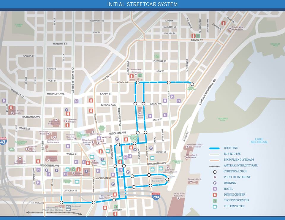 Милуоки — Схемы