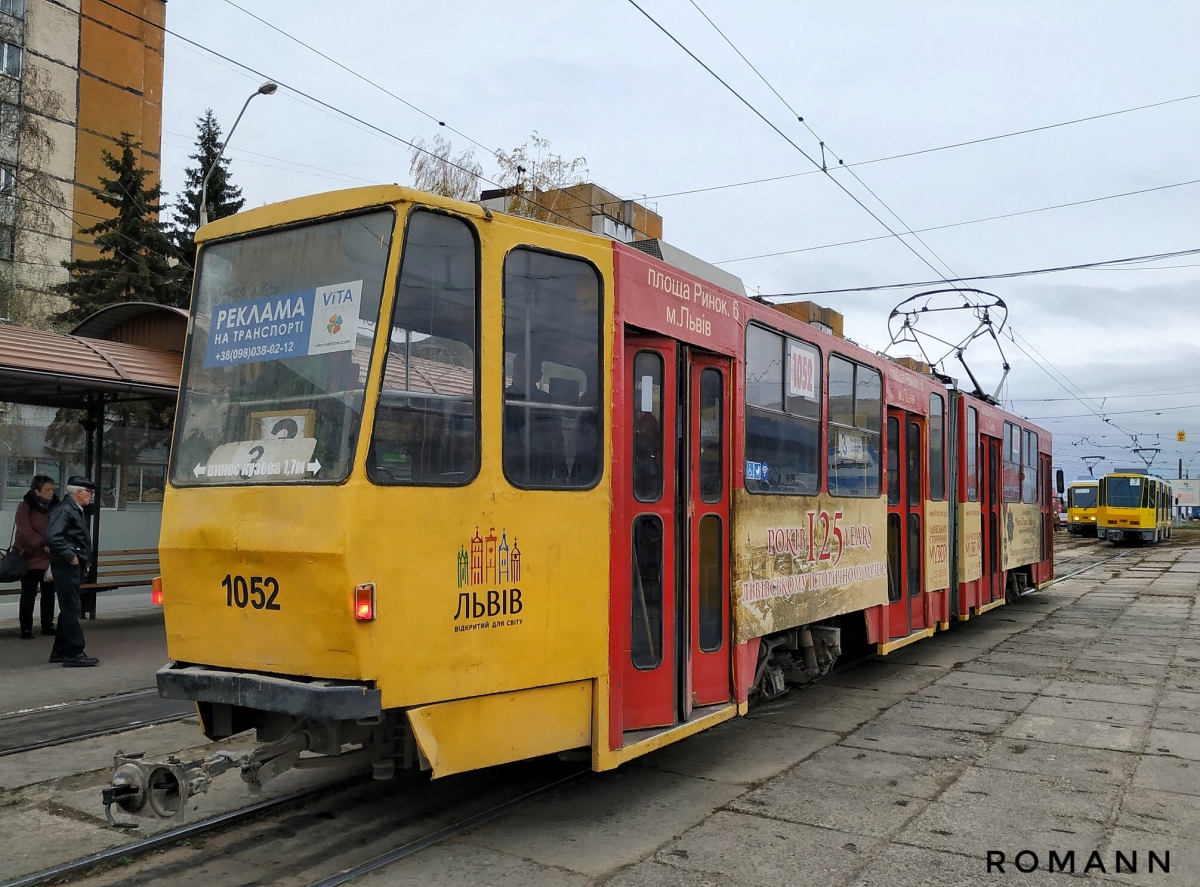 Львов, Tatra KT4SU № 1052
