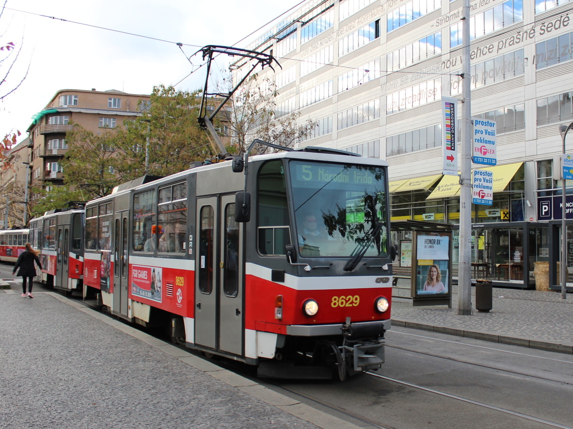 Прага, Tatra T6A5 № 8629