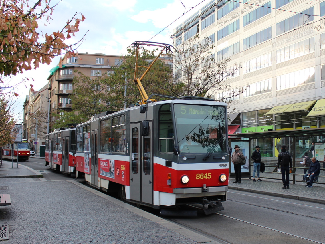 Прага, Tatra T6A5 № 8645