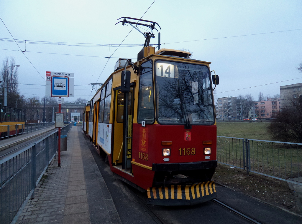 Варшава, Konstal 105Na № 1168