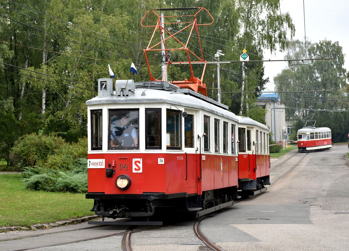 Ostrava, Vítkovice 2-axle motor car № 94; Ostrava — Ostrava public transport workers' day 2018