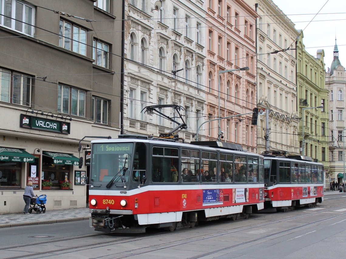 Прага, Tatra T6A5 № 8740