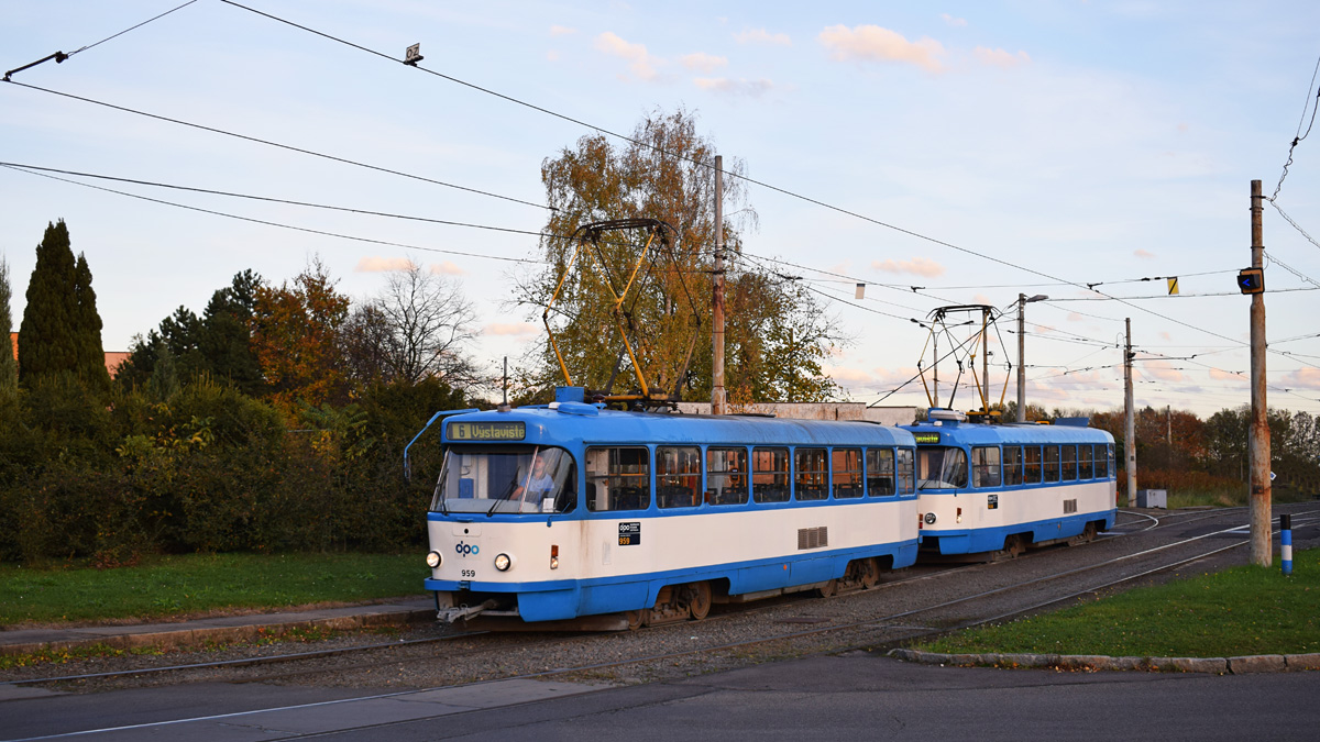 Ostrava, Tatra T3SUCS № 959; Ostrava, Tatra T3SUCS № 908 Ostrava, Tatra T3SUCS № 959; Ostrava, Tatra T3SUCS № 908