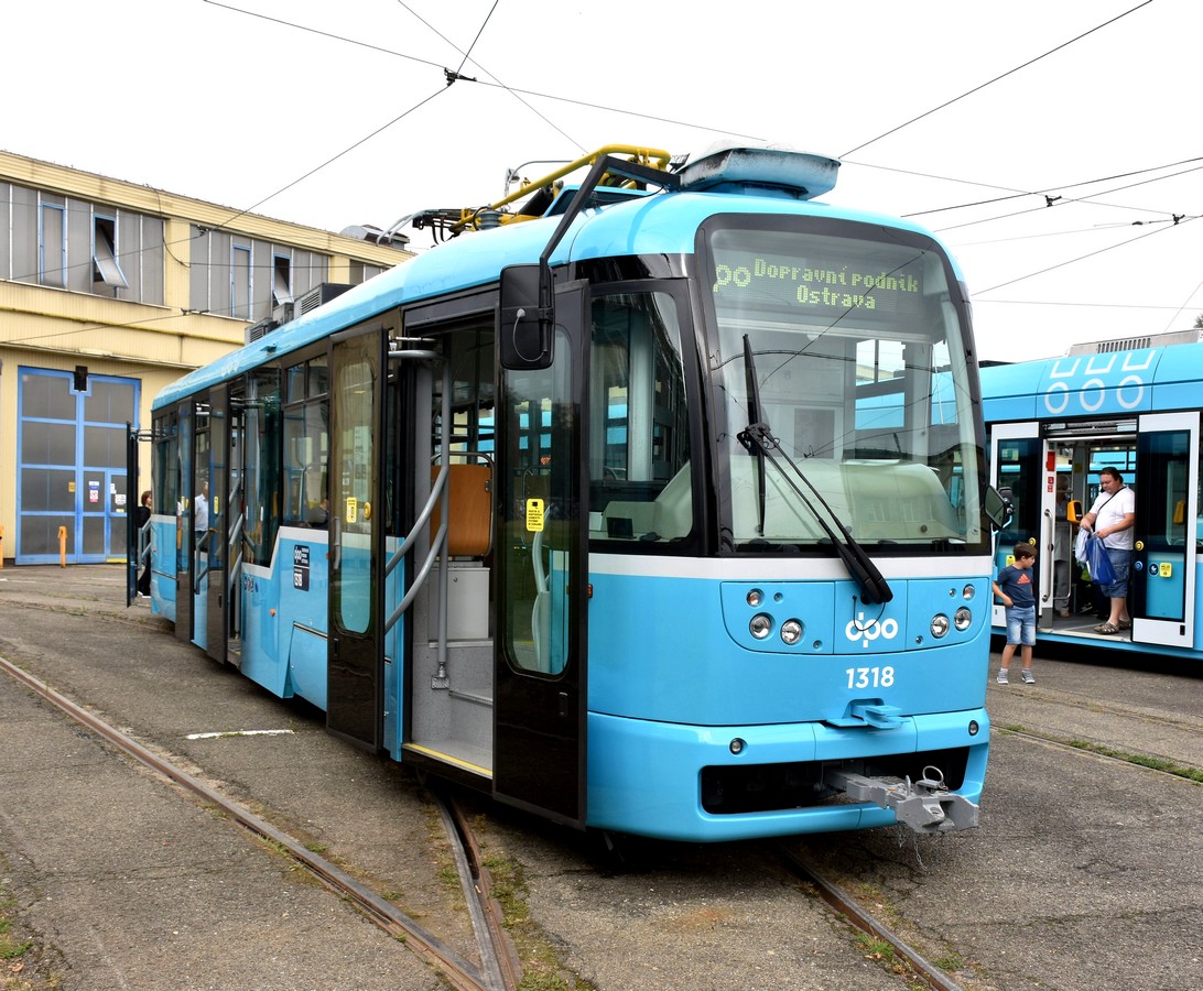 Ostrava, Vario LFR.E № 1318; Ostrava — Ostrava public transport workers' day 2018