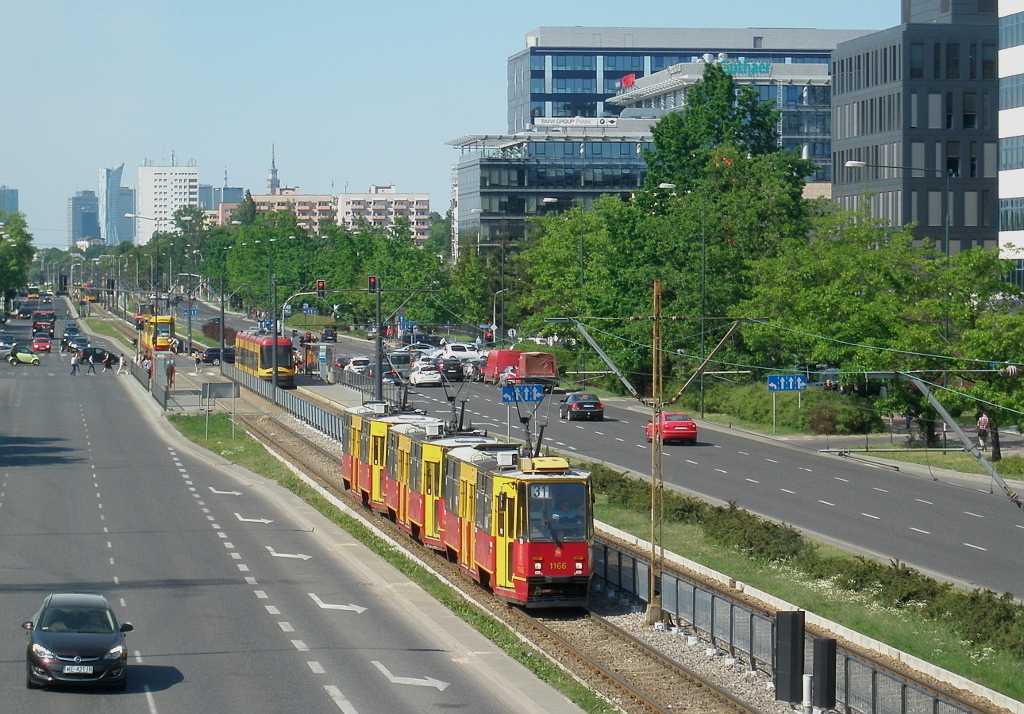 Warschau, Konstal 105Na Nr. 1166