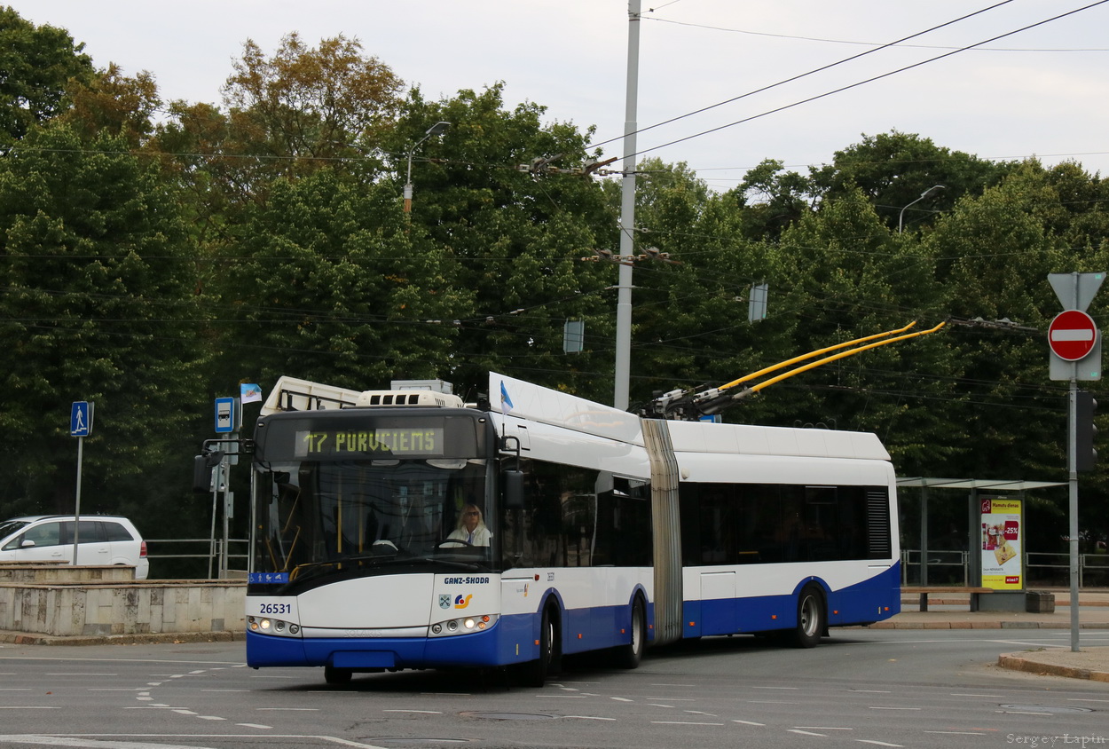 Рига, Solaris Trollino III 18 Ganz № 26531