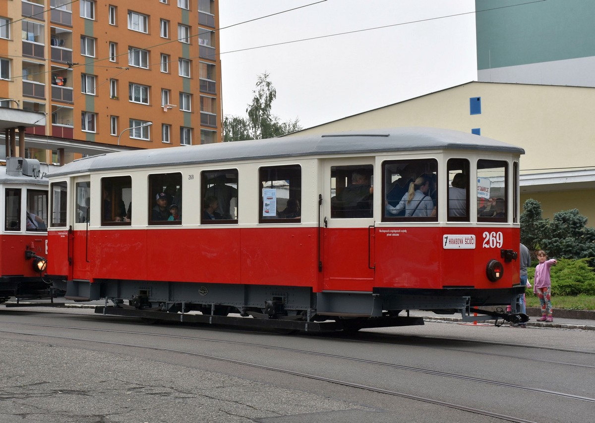 Ostrava, Vítkovice 2-axle trailer car № 269; Ostrava — Ostrava public transport workers' day 2018