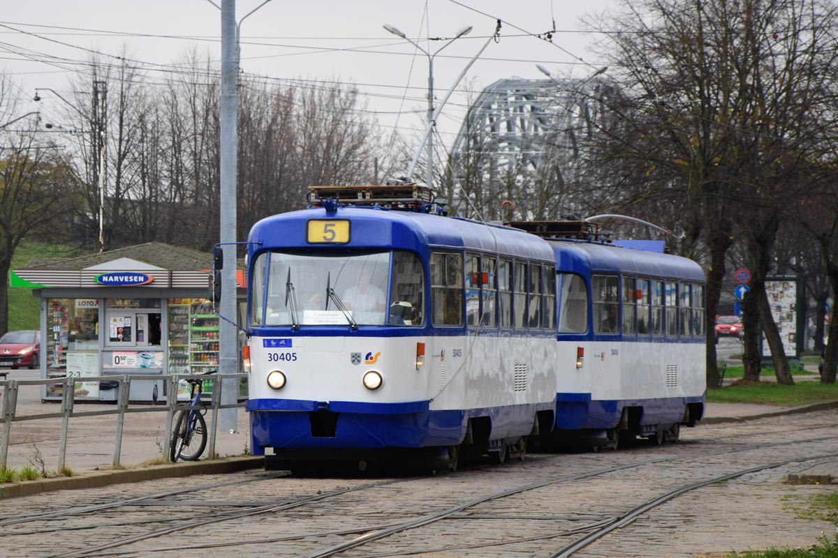 Рига, Tatra T3A № 30405