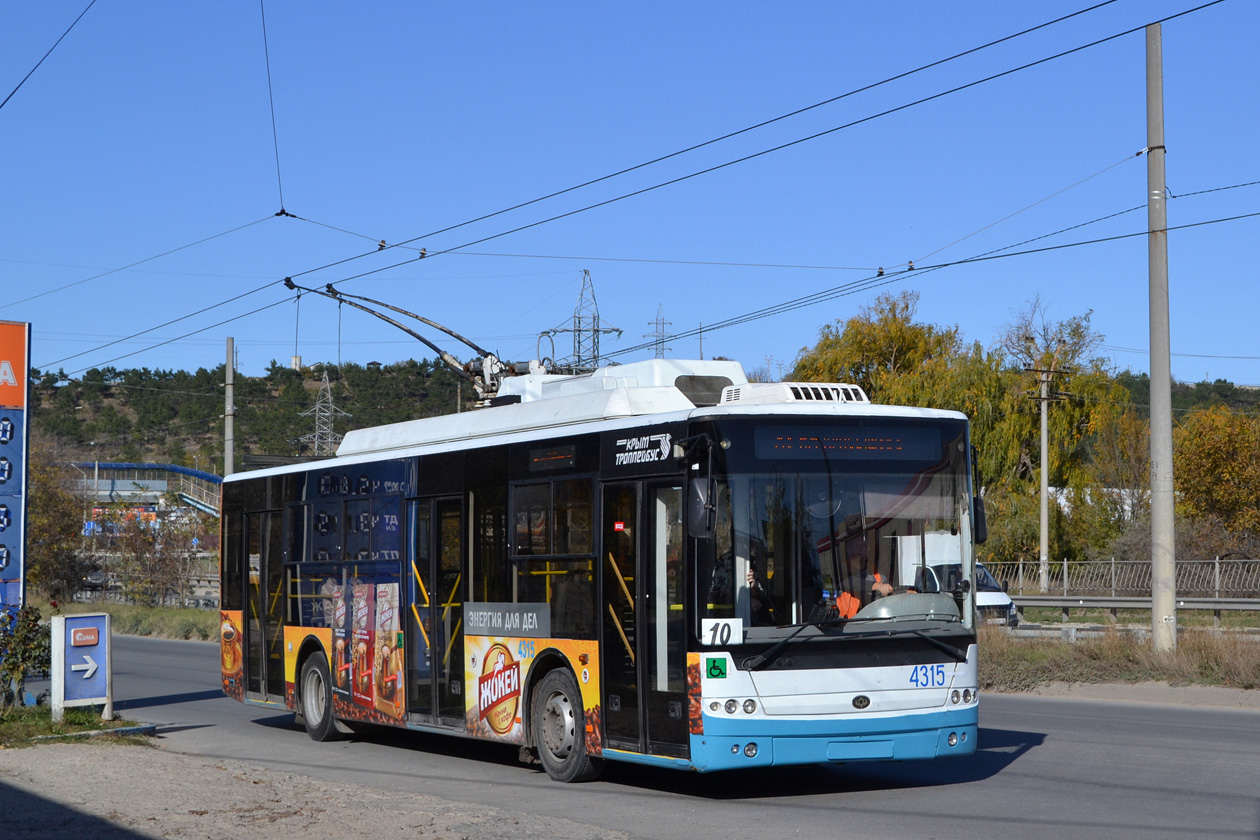 Крымскі тралейбус, Богдан Т70110 № 4315