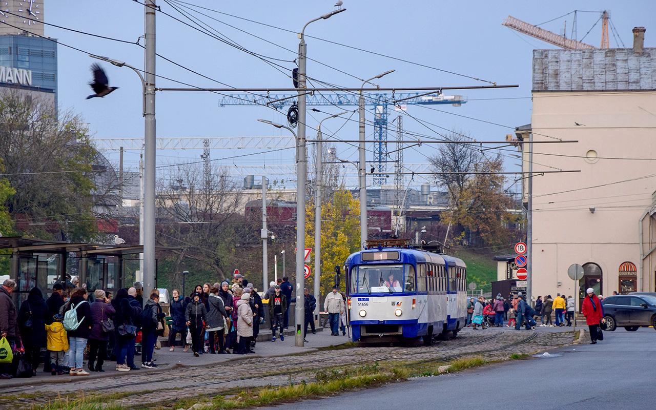 Рига, Tatra T3A № 51656