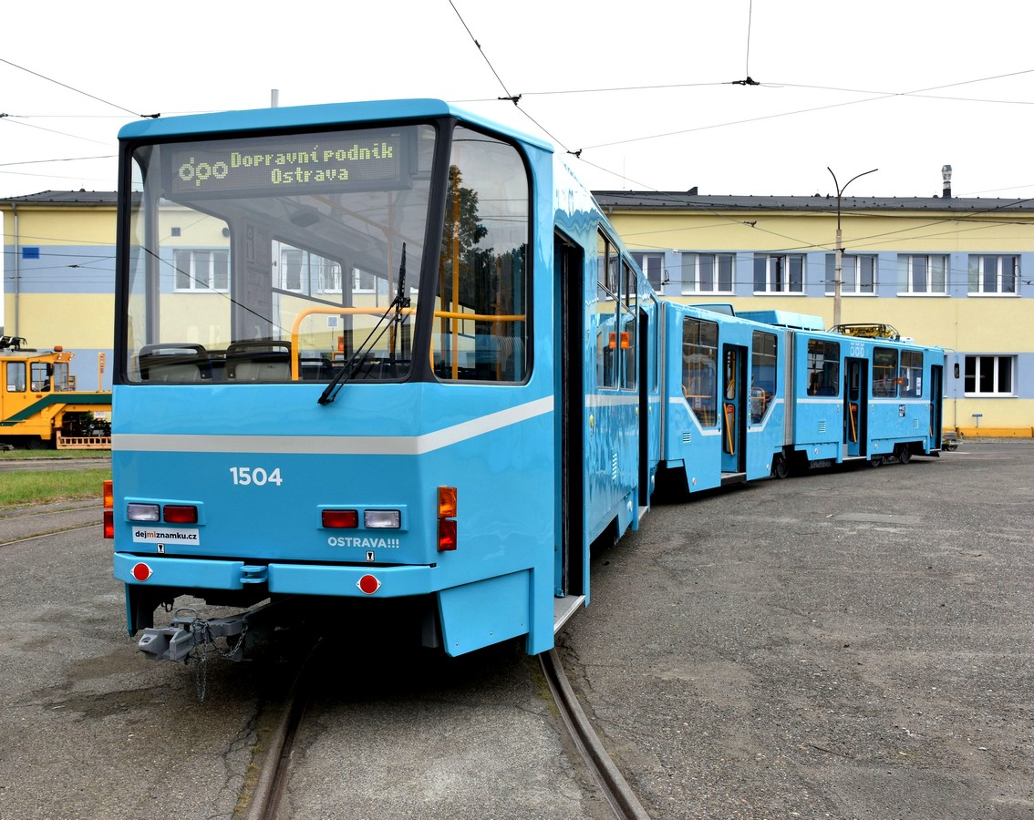 Ostrava, Tatra KT8D5R.N1 № 1504; Ostrava — Ostrava public transport workers' day 2018