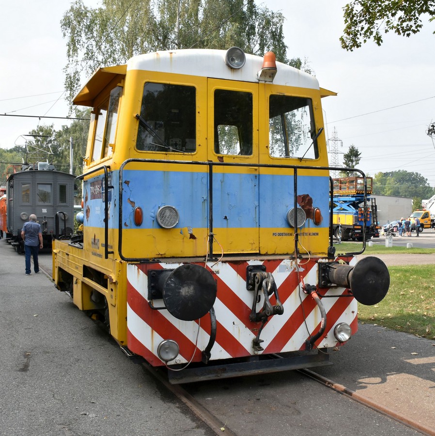 Ostrava, Diesel locomotive № 8101; Ostrava — Ostrava public transport workers' day 2018