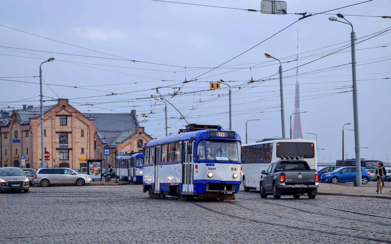 Рига, Tatra T3A № 30689