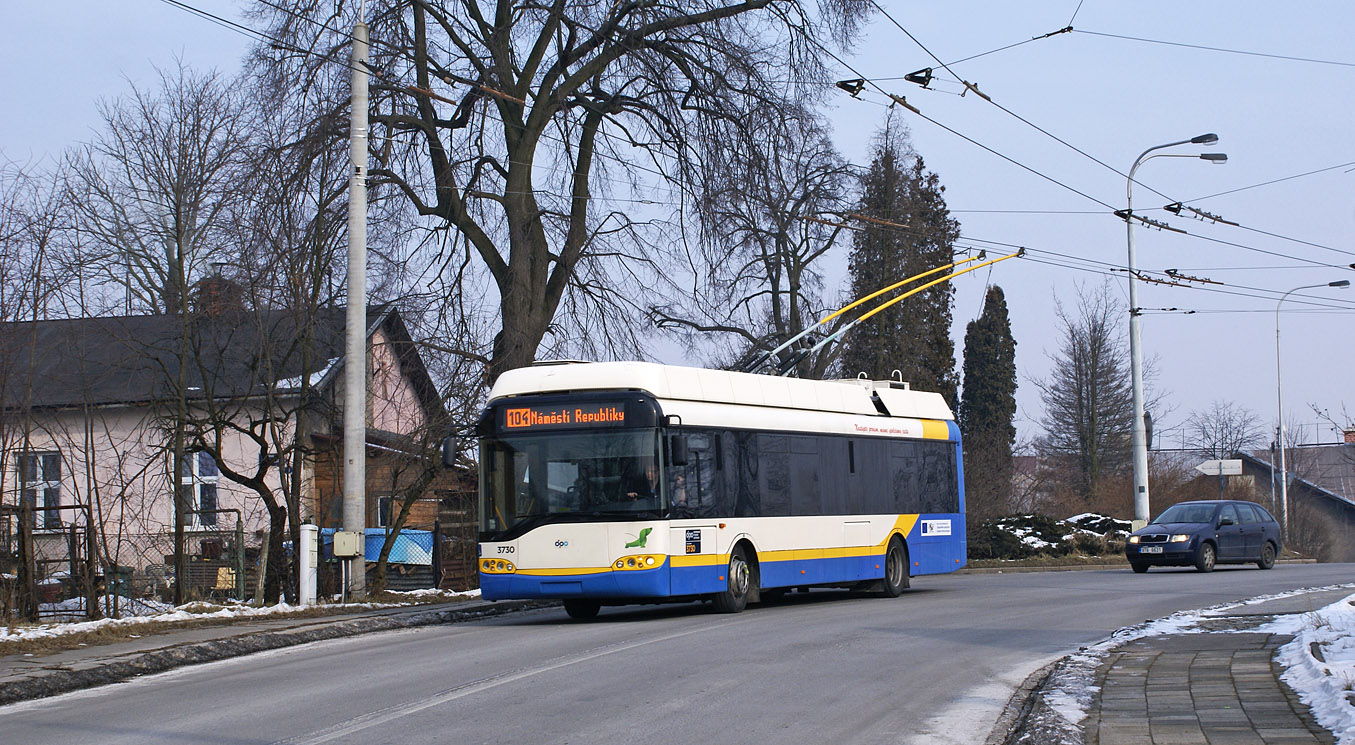 Острава, Solaris Trollino II 12 AC № 3730