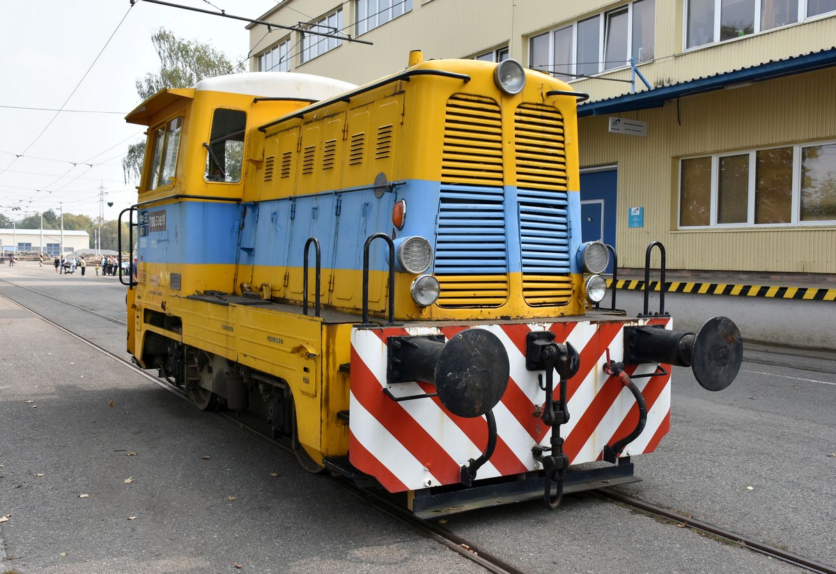 Ostrava, Diesel locomotive № 8101; Ostrava — Ostrava public transport workers' day 2018