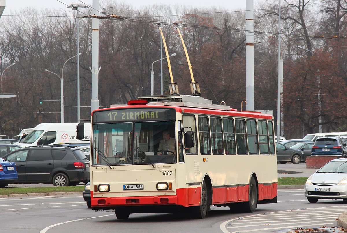 Вильнюс, Škoda 14Tr17/6M № 1662 Вильнюс, Škoda 14Tr17/6M № 1662