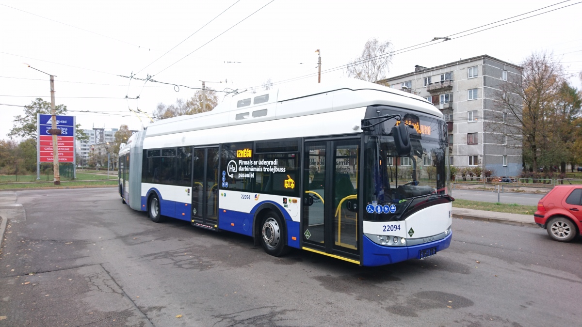 Riga, Solaris Trollino III 18,75 H2 № 22094 Riga, Solaris Trollino III 18,75 H2 № 22094