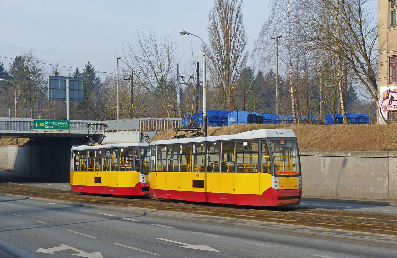 Лодзь, Konstal/MPK 805N-MD12 № 1265