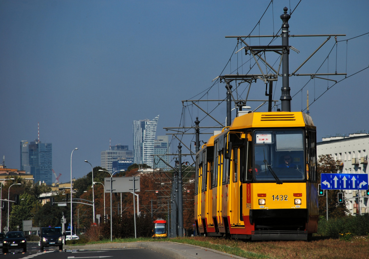 Варшава, Konstal 105Nf № 1432