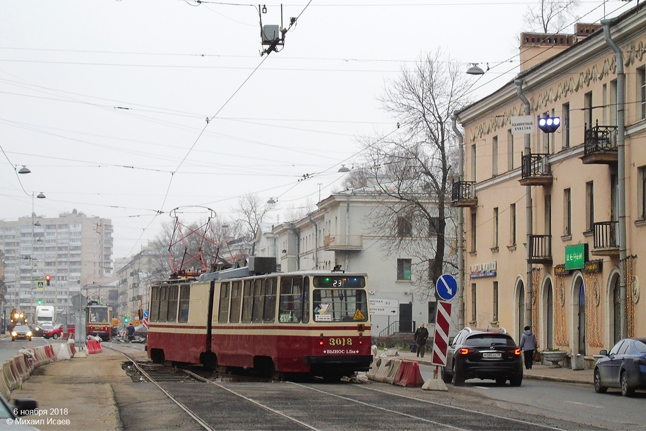 Sankt Petersburg, LVS-86K Nr 3018; Sankt Petersburg — Track repairs