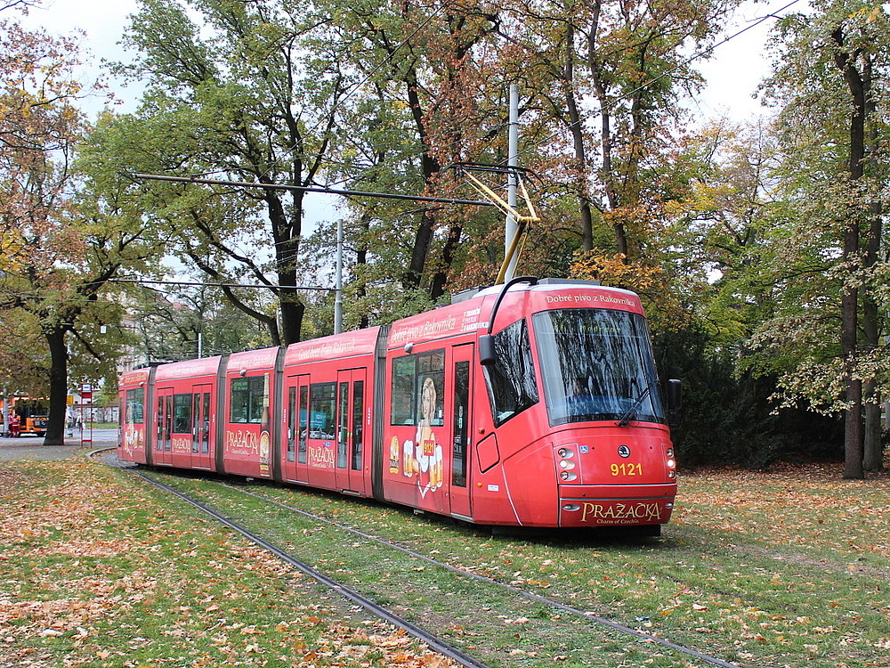 Прага, Škoda 14T Elektra № 9121