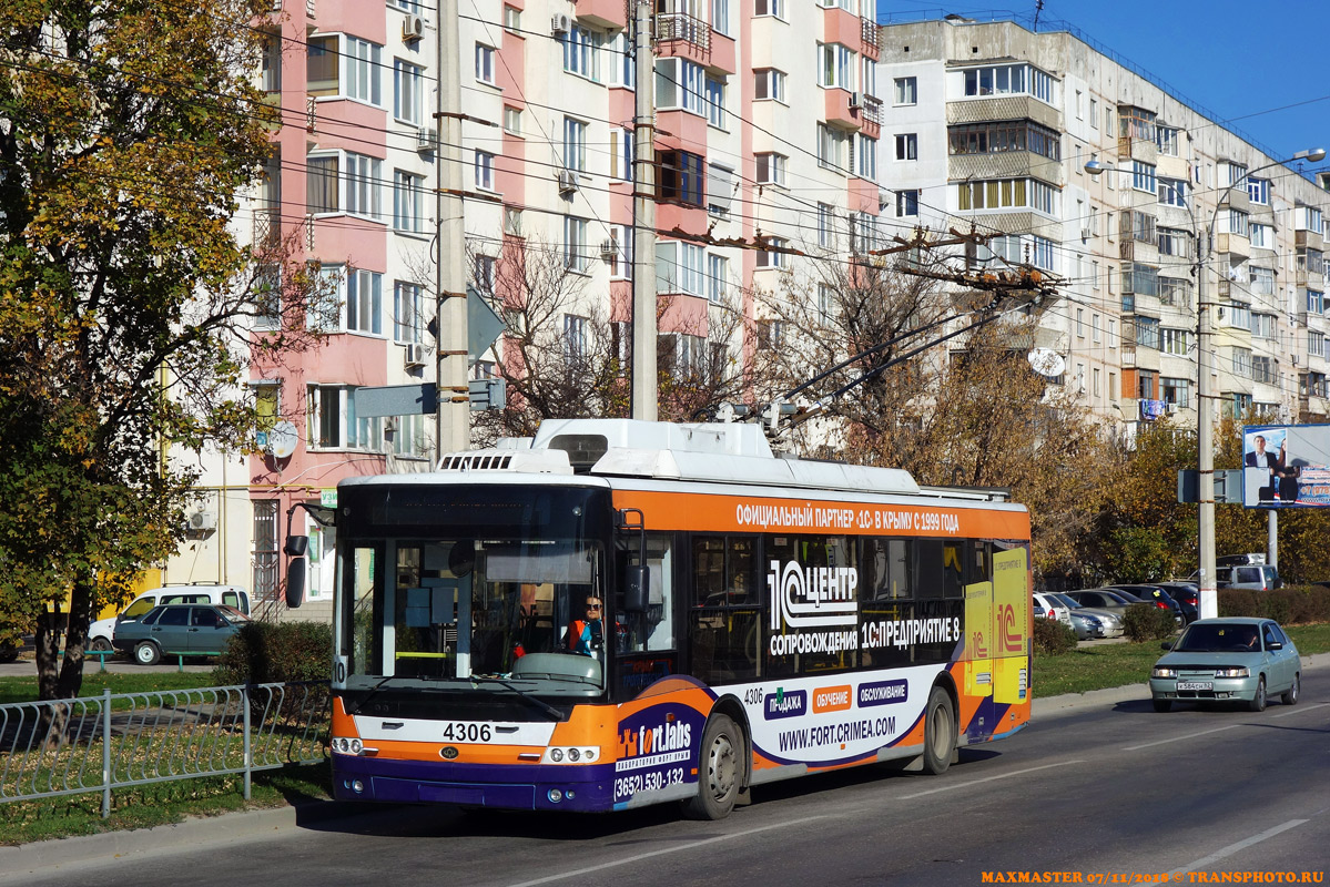 Крымский троллейбус, Богдан Т70110 № 4306