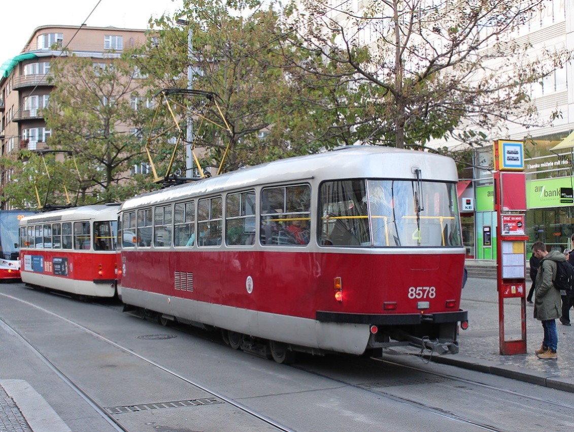Прага, Tatra T3R.P № 8578