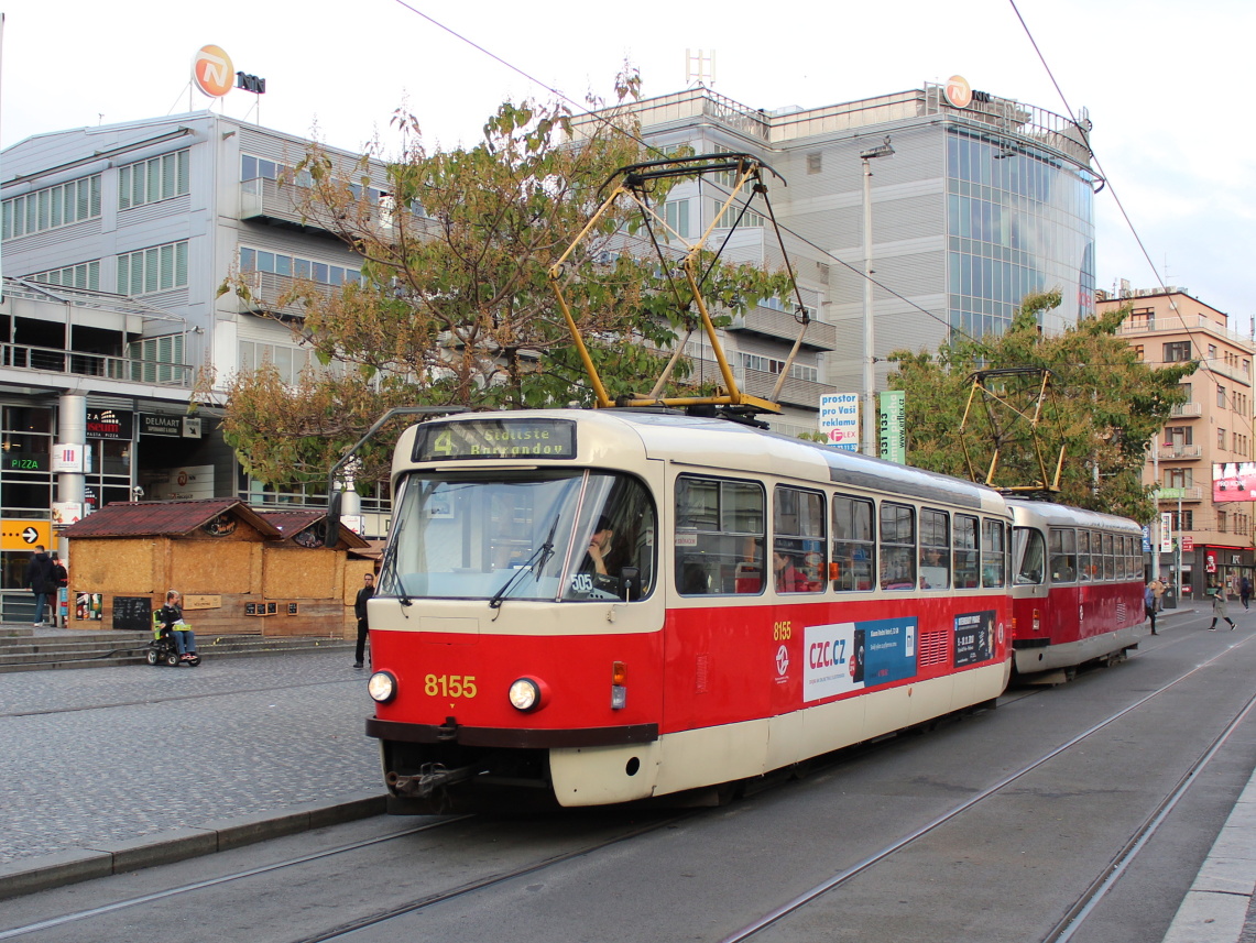 Прага, Tatra T3R.PV № 8155