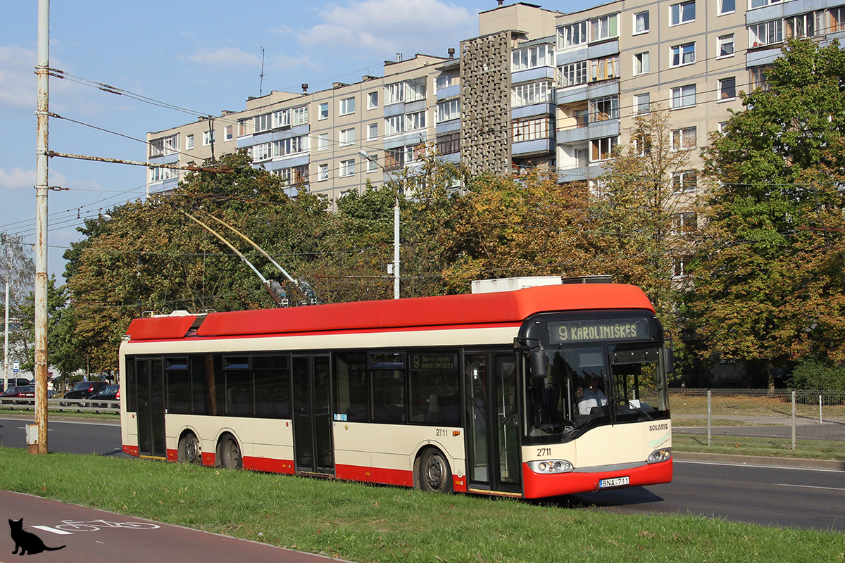 Вильнюс, Solaris Trollino II 15 AC № 2711